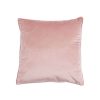 Homebase Cushions | Large Plain Velvet Cushion - Blush - 58X58Cm