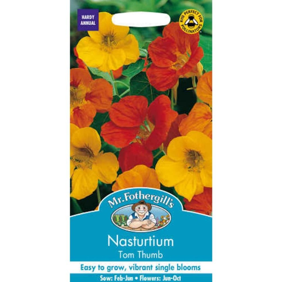 Homebase Seeds | Mr. Fothergill'S Nasturtium Tom Thumb Seeds