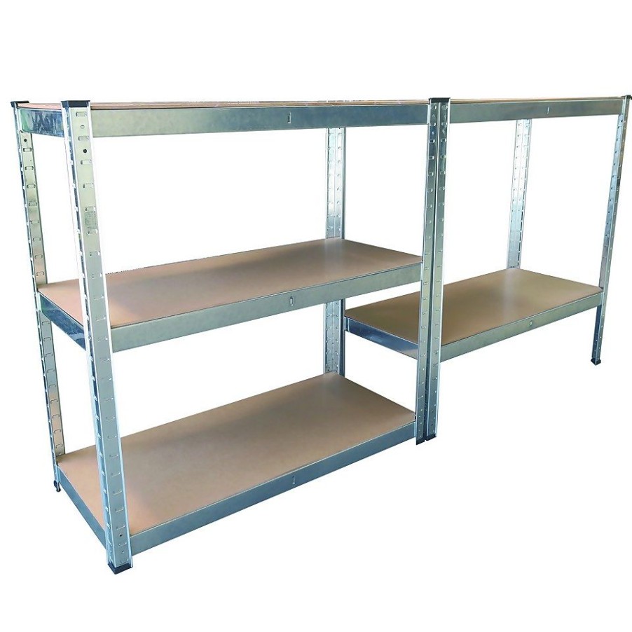 Homebase Garage Storage | Hilka 175Kg 5 Tier Boltless Shelving System