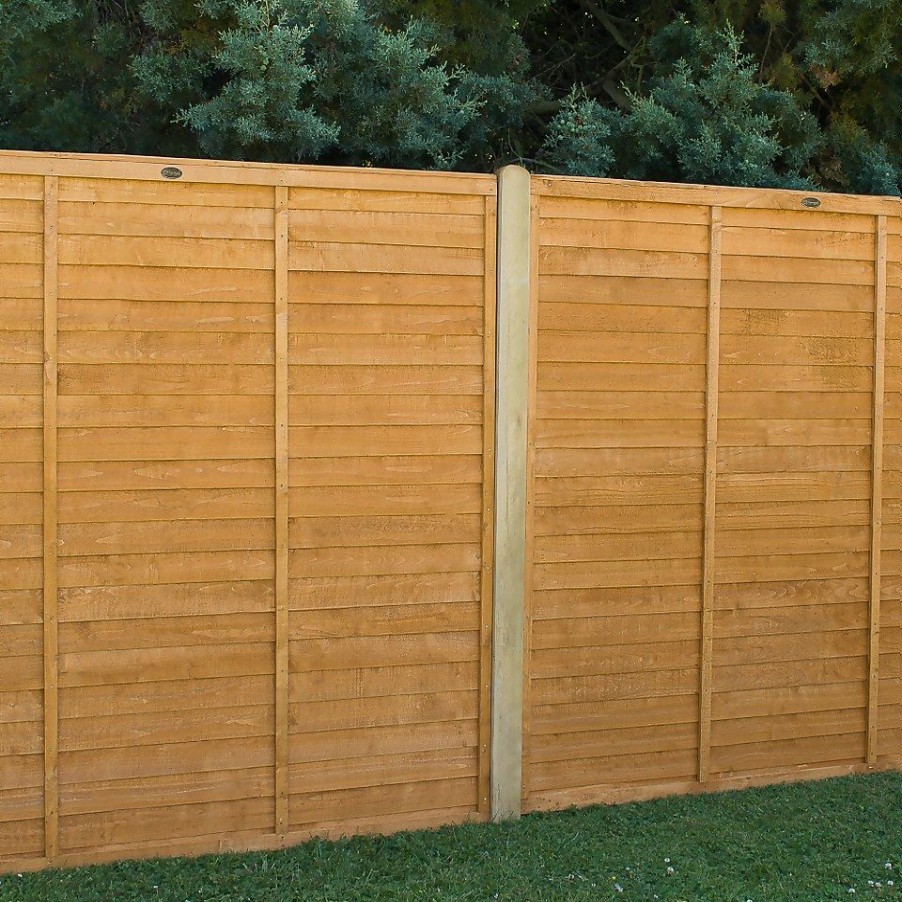 Homebase Garden Fencing | Forest Larchlap Fence Panel - 5Ft X 6Ft