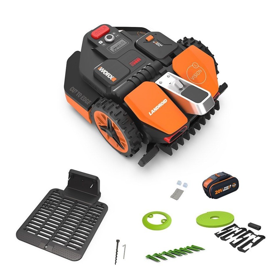 Homebase Lawn Mowers | Worx Landroid Vision L1600 Robotic Lawn Mower