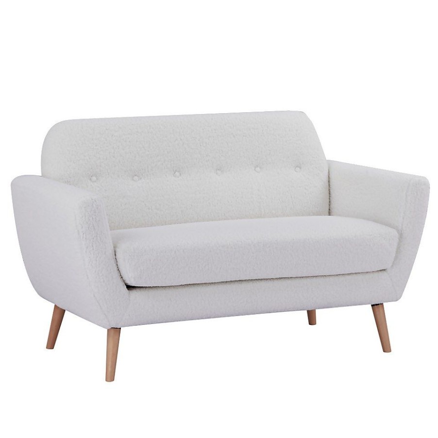 Homebase Sofas And Sofa Beds | Scandi Savannah 2 Seat Sofa - Boucle