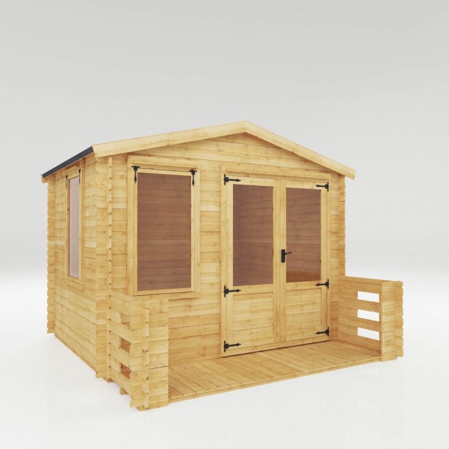 Homebase Garden Buildings | Mercia (Installation Included) 3.3X3.4M Sherwood 19Mm Log Cabin