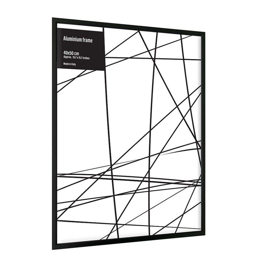 Homebase Photo Frames | Aluminium Photo Frame - 40X50Cm - Black