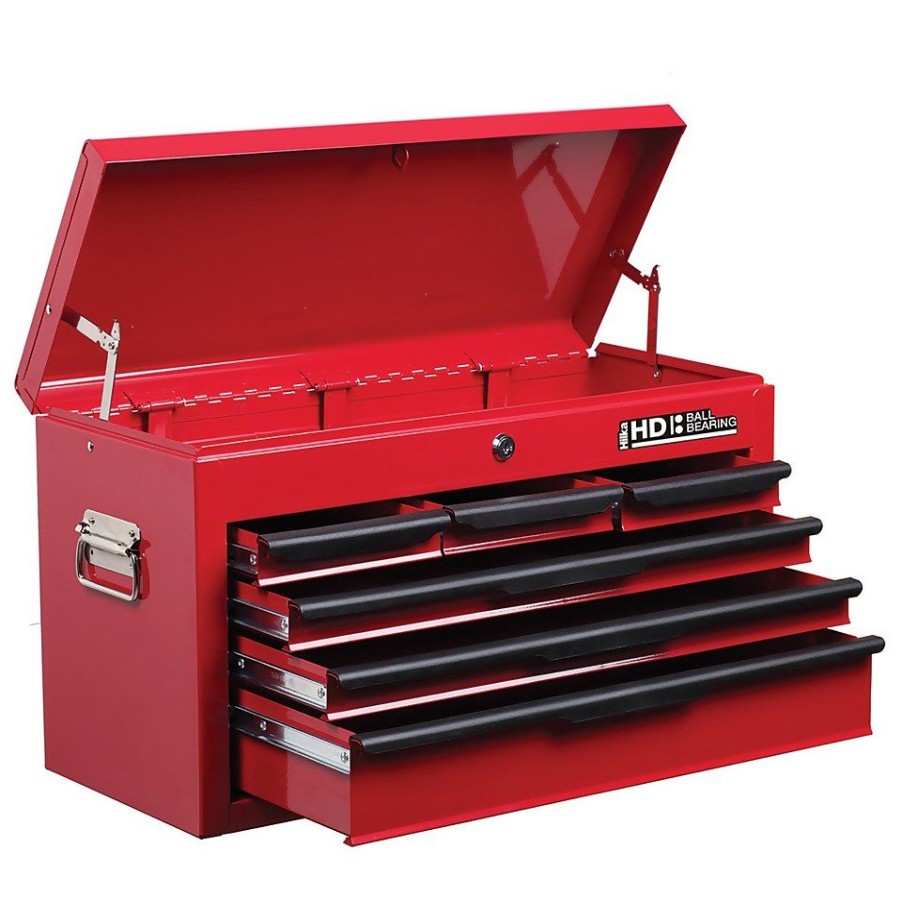 Homebase Tool Storage | Hilka Heavy Duty 6 Drawer Tool Storage Chestwith Ball Bearing Slides