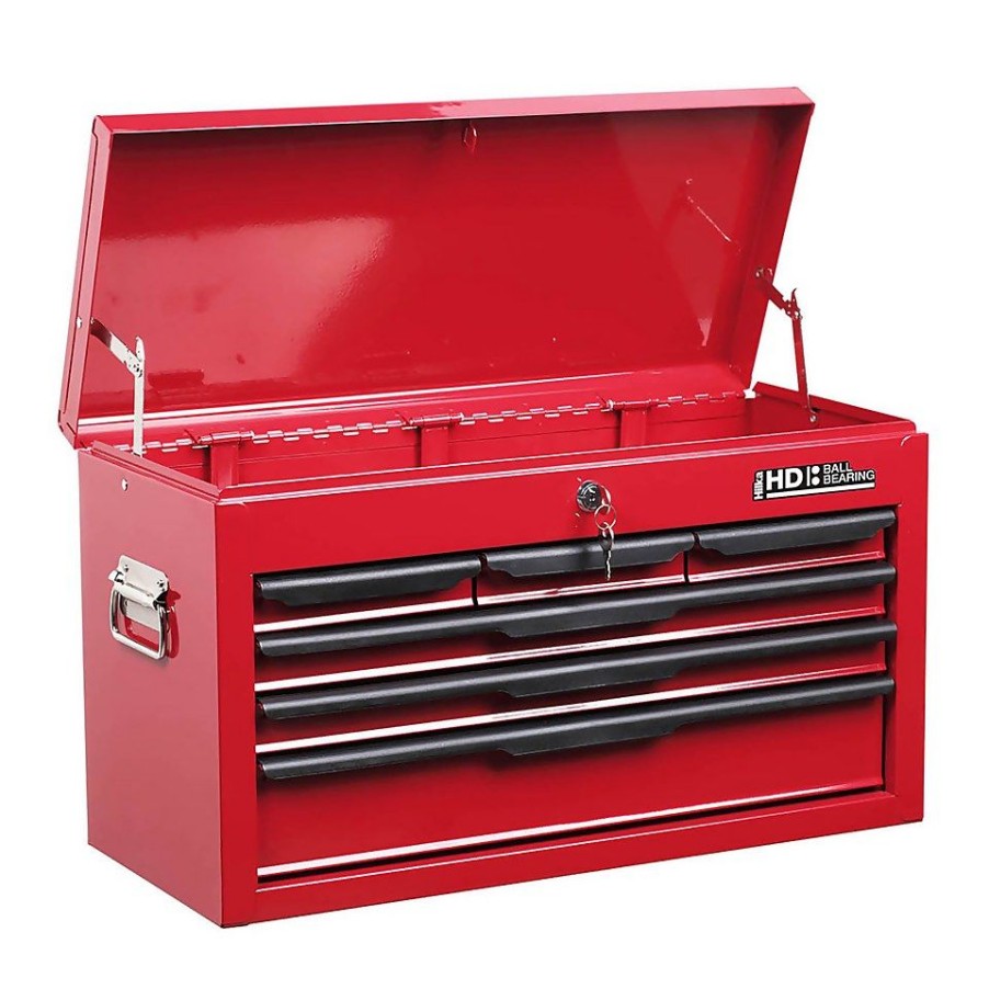 Homebase Tool Storage | Hilka Heavy Duty 6 Drawer Tool Storage Chestwith Ball Bearing Slides