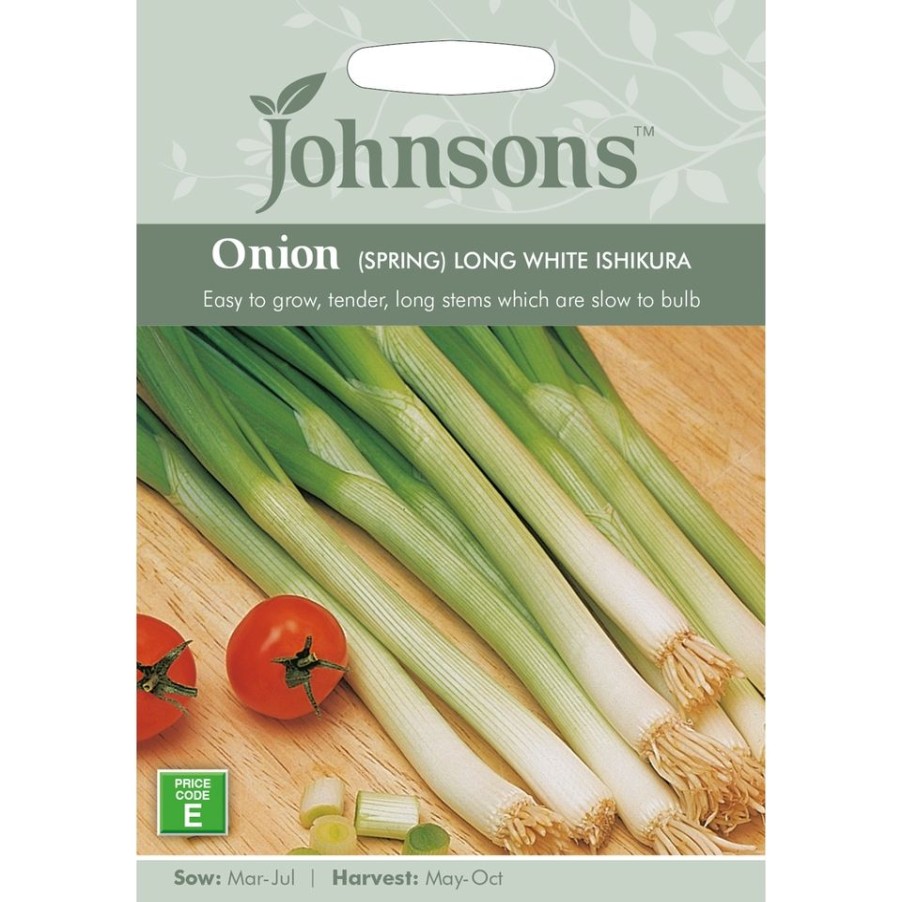 Homebase Seeds | Spring Onion Long White Ishikura Seeds