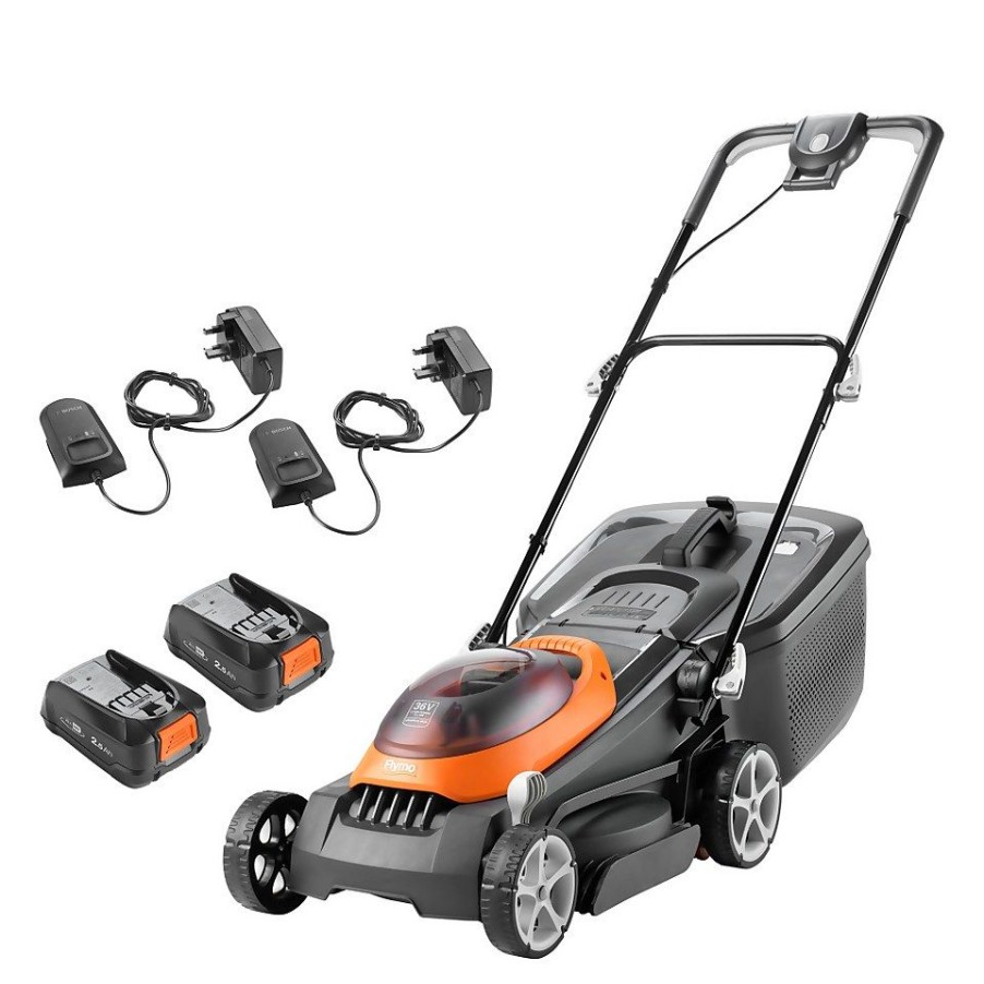 Homebase Lawn Mowers | Flymo 36V Ultrastore 380R Cordless Rotary Lawnmower Kit - 36V