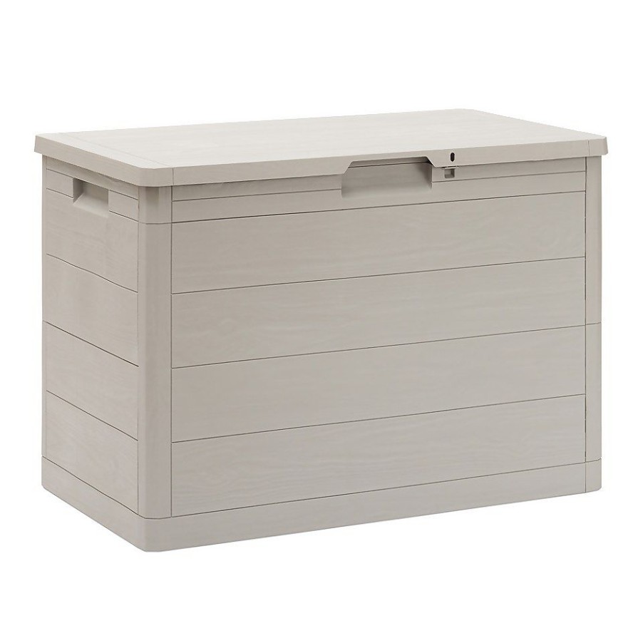 Homebase Garden Storage | Toomax Garden Storage Box 160L - Warm Grey