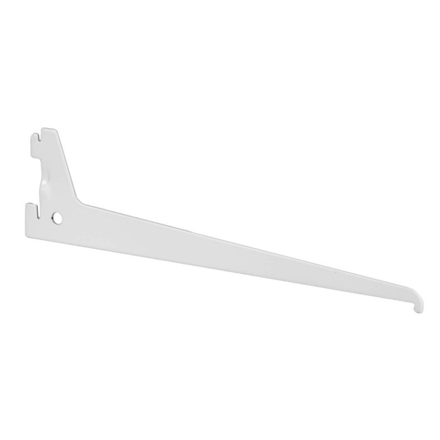 Homebase Shelving Brackets | Single Bracket - White - 250Mm