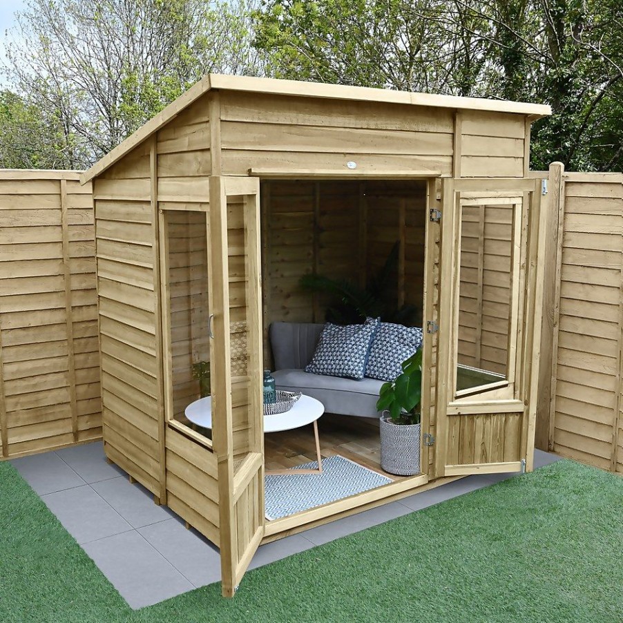 Homebase Garden Buildings | Oakley Overlappent Summerhouse 7X5 (Home Delivery)