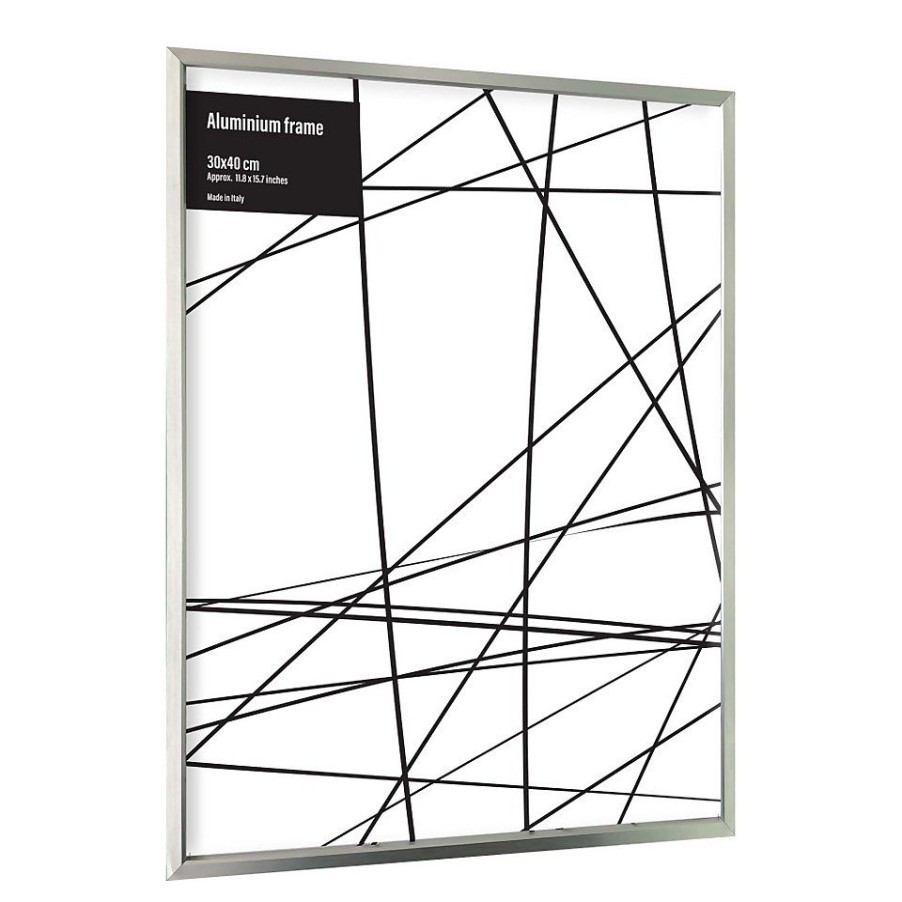 Homebase Photo Frames | Aluminium Photo Frame - 30X40Cm - Silver