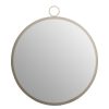 Homebase Mirrors | Round Metal Wall Mirror - Gold - 60Cm