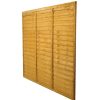 Homebase Garden Fencing | Forest Larchlap Lap 1.2M Fence Panel - Pack Of 4