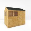 Homebase Garden Sheds | Mercia 8Ft X 6Ft Premium Shiplap Reverse Apex Shed - Including Installation