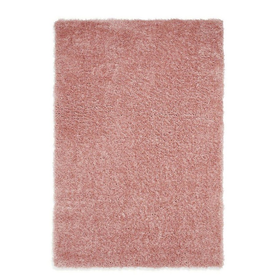 Homebase Rugs | Ivy Shaggy Rug - Blush - 120X170Cm