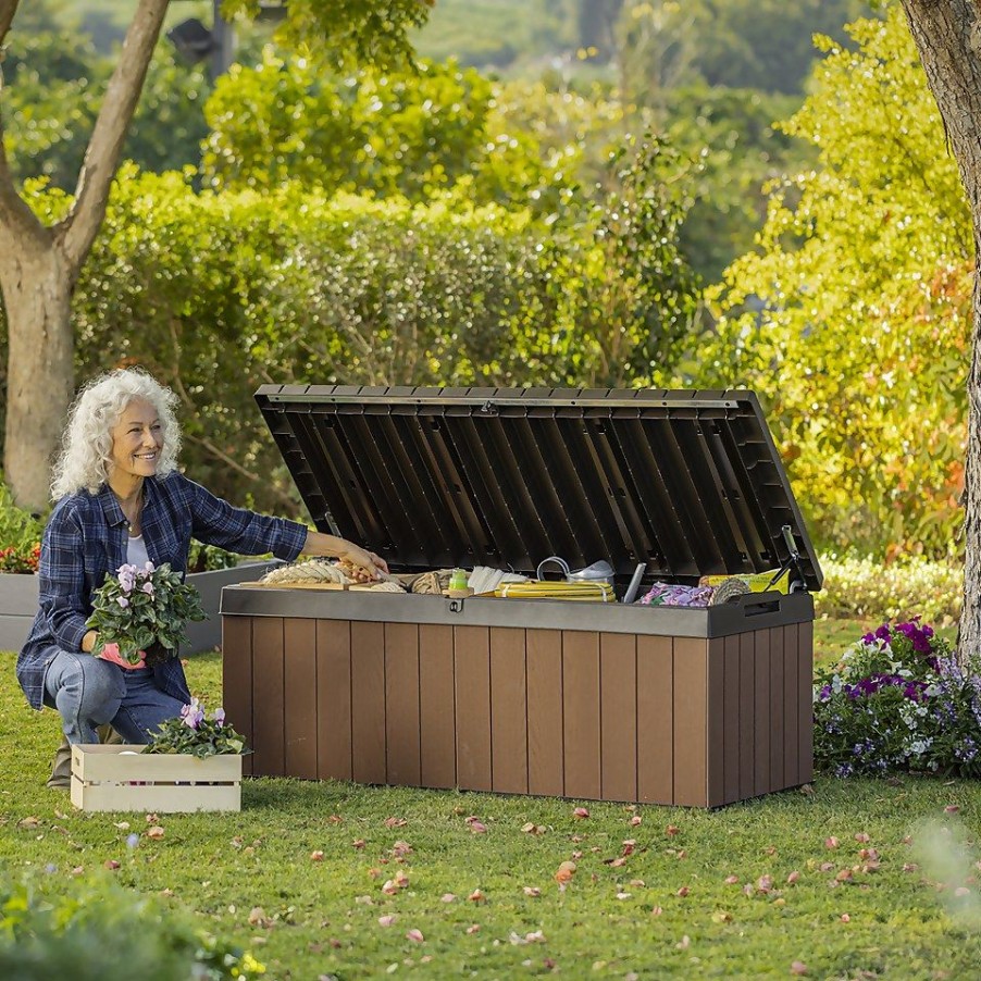 Homebase Garden Storage | Keter Darwin 380L Garden Storage Box