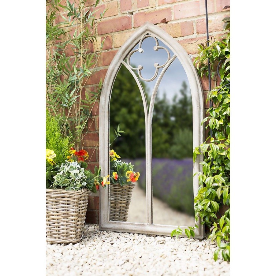 Homebase Mirrors | Church Window Outdoor Garden Mirror - 105Cm