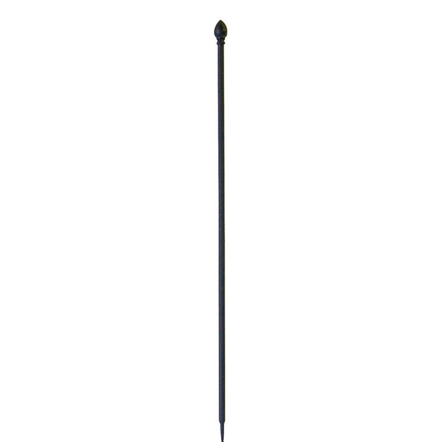 Homebase Garden Fencing | Triple Arch Garden Fence Post Black