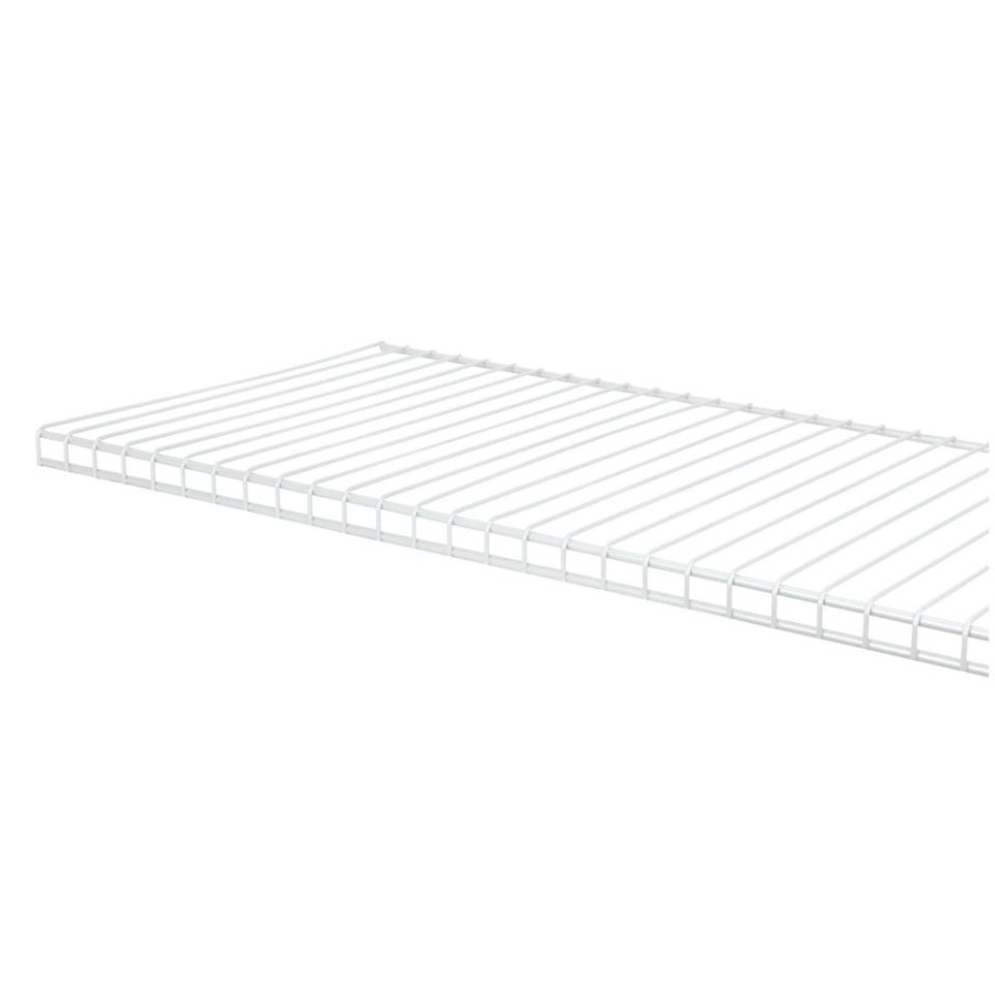 Homebase Wall Shelves | Wire Shelf - White - 122.5 X 33.5Cm