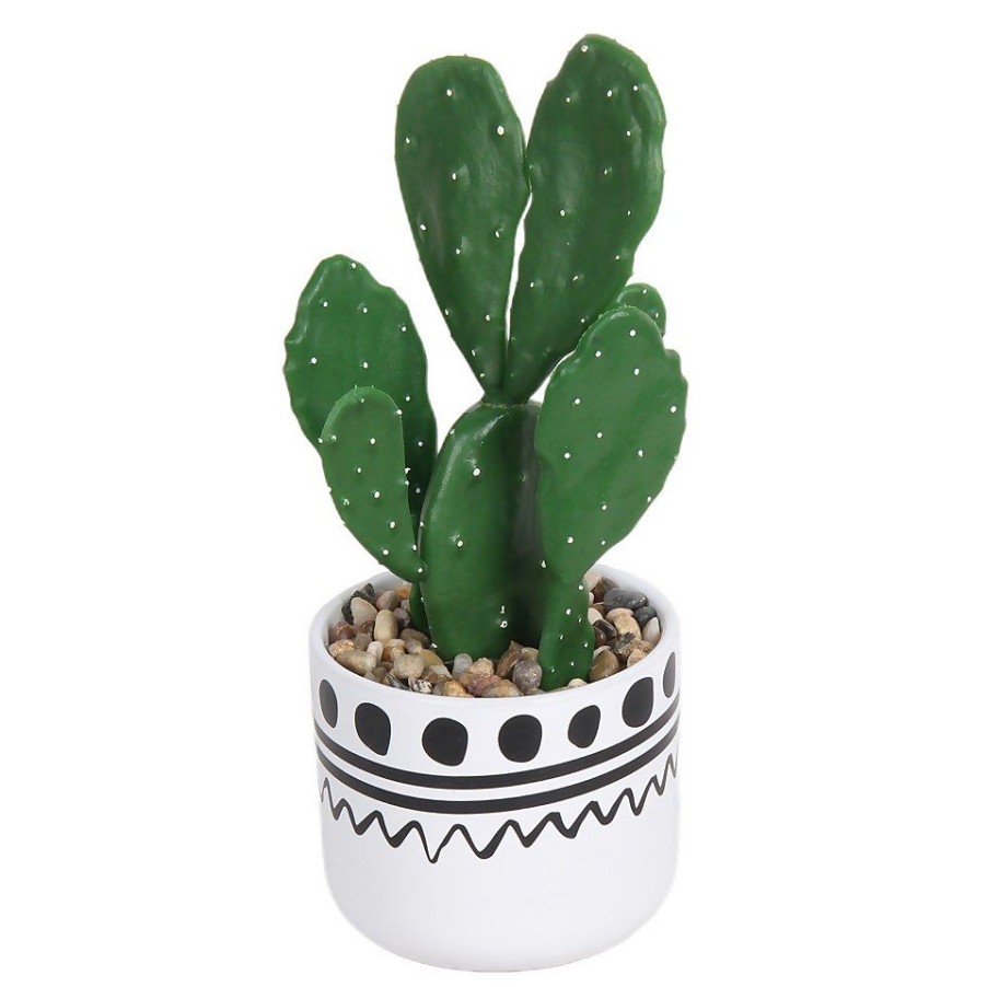 Homebase Artificial Plants | Cactus In Abstract Pot