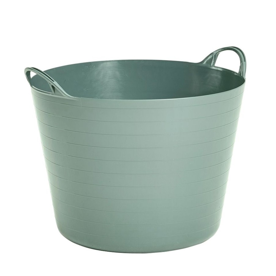 Homebase Storage Containers | Strata Tuff Tub - 14L - Sage Green