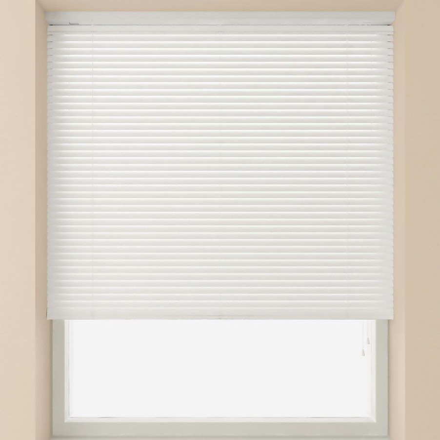 Homebase Storage & Home Deals | White 25Mm Pvc Venetian Blind - 120X152Cm