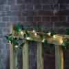 Homebase Solar Garden Lights | The Solar Company Botanical Garland - 5M