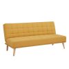 Homebase Sofas And Sofa Beds | Click Clack Kelly Sofa Bed - Mustard