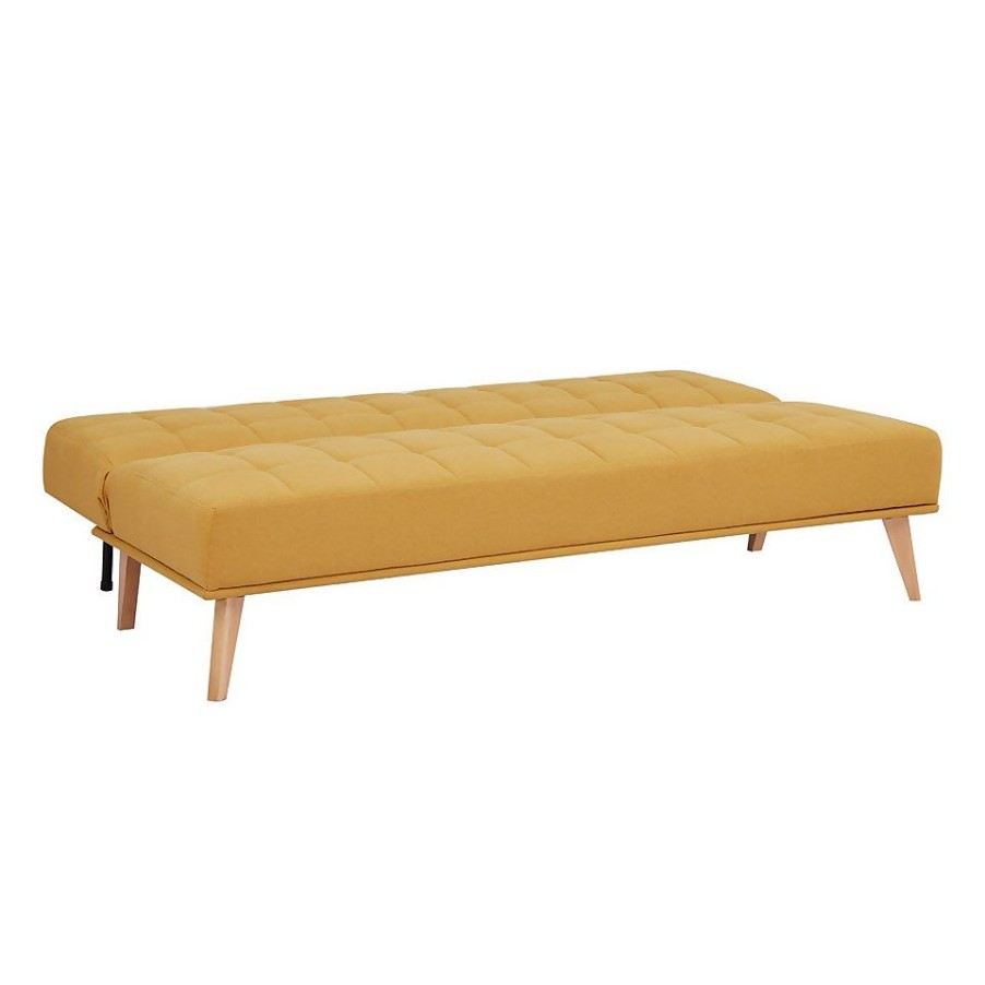 Homebase Sofas And Sofa Beds | Click Clack Kelly Sofa Bed - Mustard