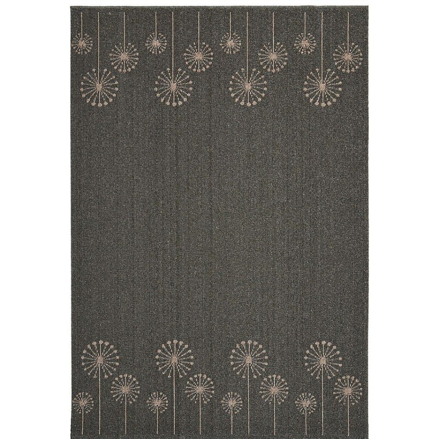 Homebase Rugs | Geneva Washable Rug - Lead & Sand - 80X140Cm