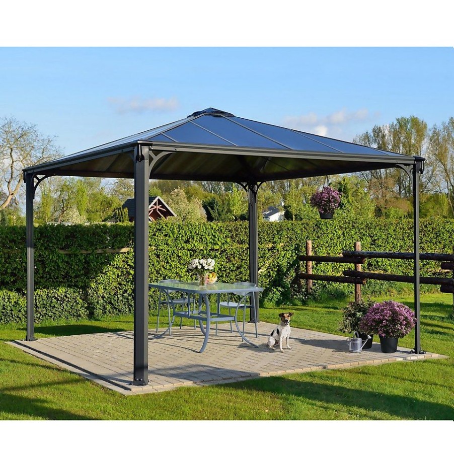 Homebase Gazebos & Marquees | Palram - Canopia Palermo 3000 Garden Gazebo