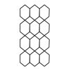 Homebase Trellis | Agriframes Garden Wall Trellis (Pack Of 2) - W 44Cm X H1.02M Per Panel - Black