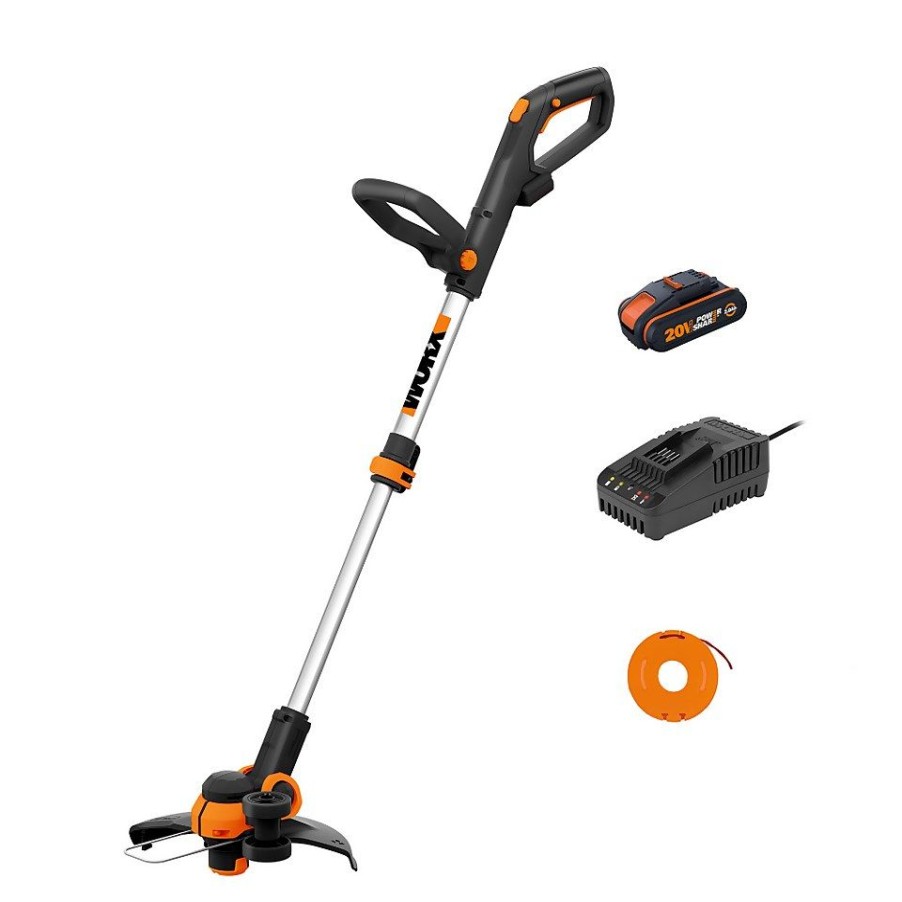 Homebase Grass Trimmers | Worx Wg163E.2 Cordless Grass Trimmer