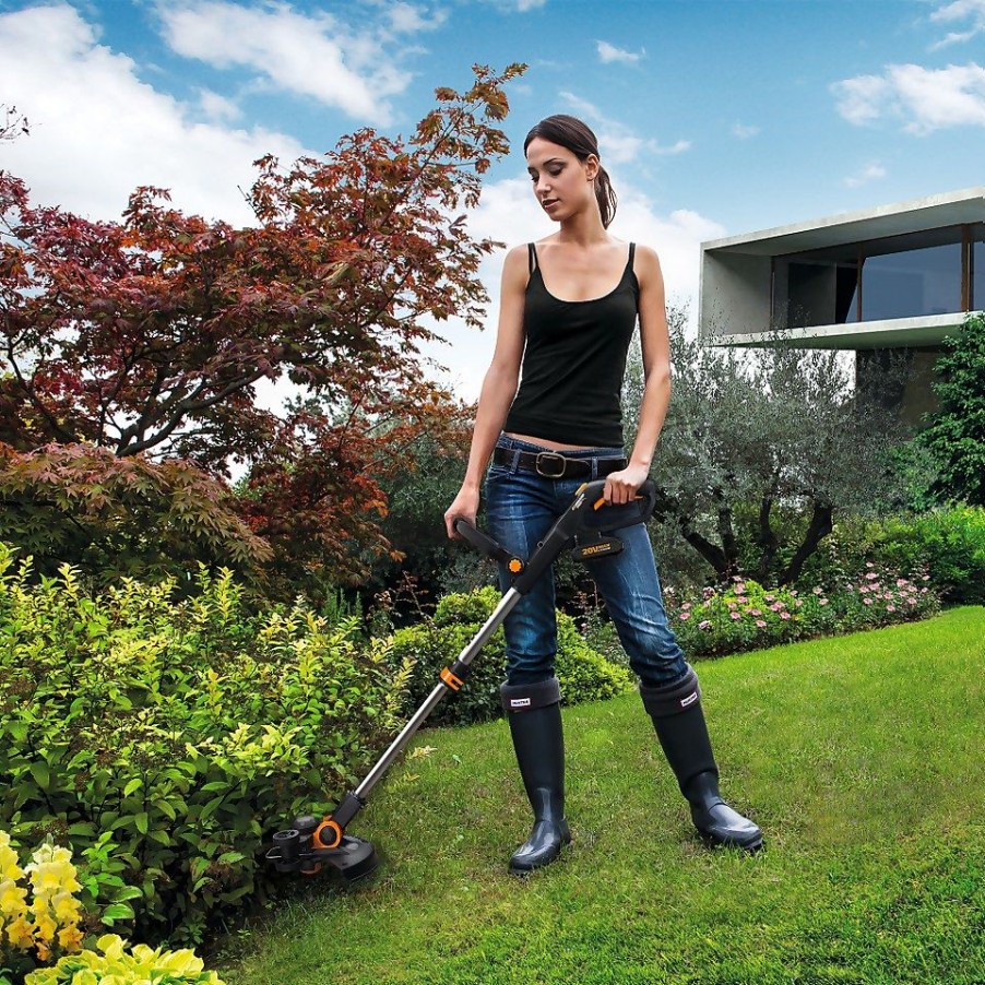 Homebase Grass Trimmers | Worx Wg163E.2 Cordless Grass Trimmer