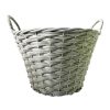 Homebase Plant Pots | Faux Rattan Round Garden Planter 35Cm