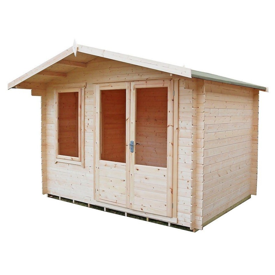 Homebase Log Cabins | Shire 11 X 8Ft Berryfield Garden Log Cabin