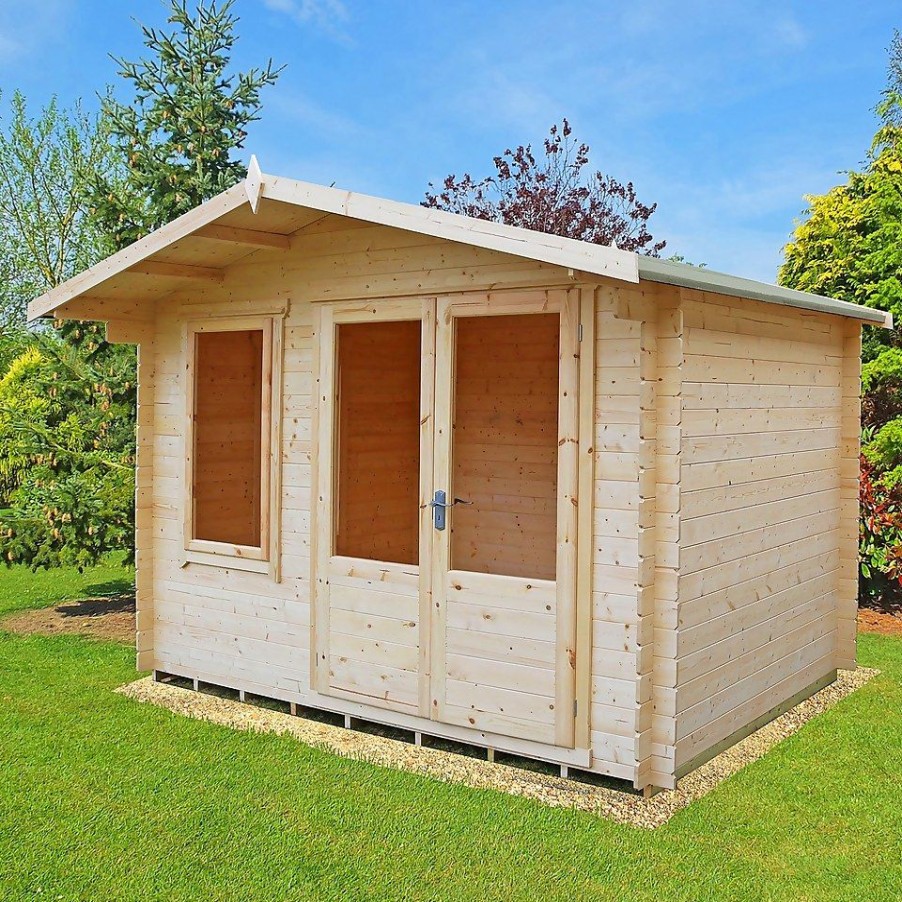 Homebase Log Cabins | Shire 11 X 8Ft Berryfield Garden Log Cabin