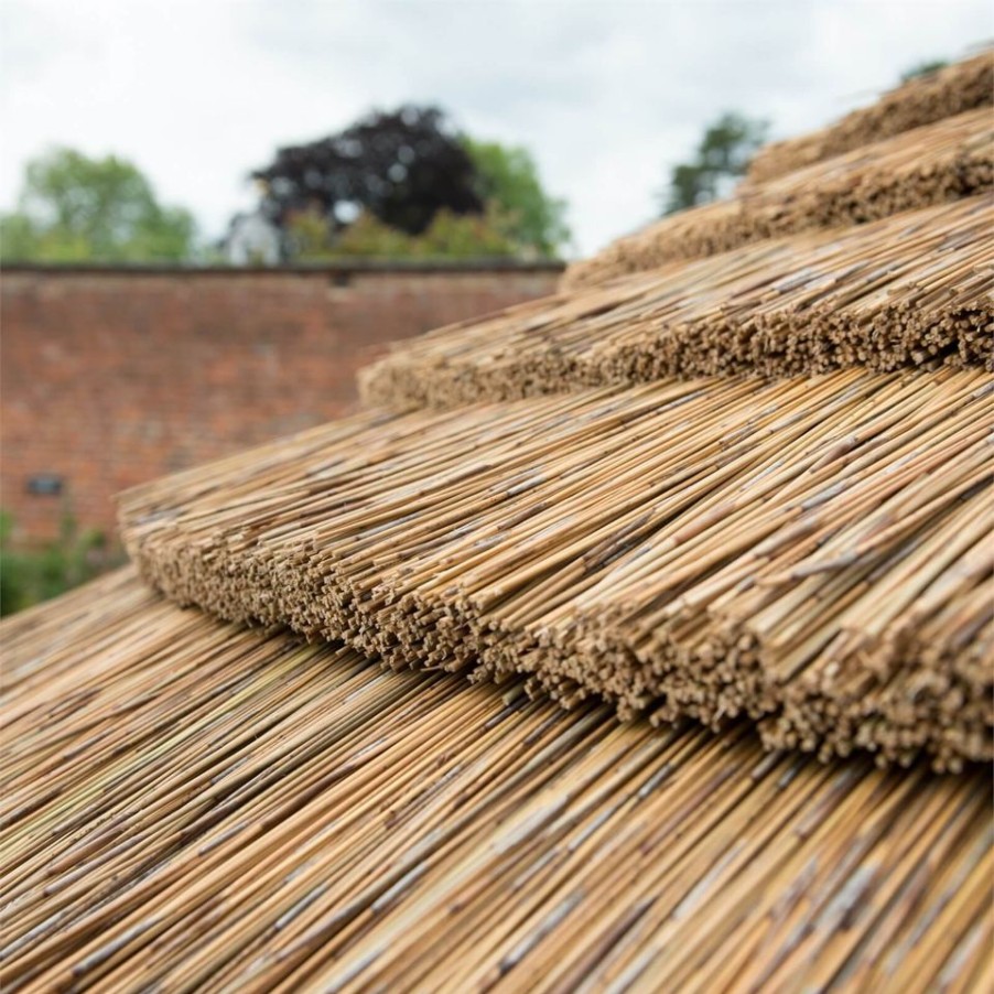 Homebase Gazebos & Marquees | Forest (Installation Included) Thatch Roof Furnished Gazebo - 3.6M - Green