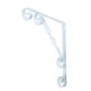 Homebase Shelving Brackets | Scroll Bracket - White - 250X250Mm