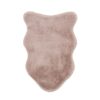 Homebase Rugs | Single Pelt Faux Fur Rug - Rose