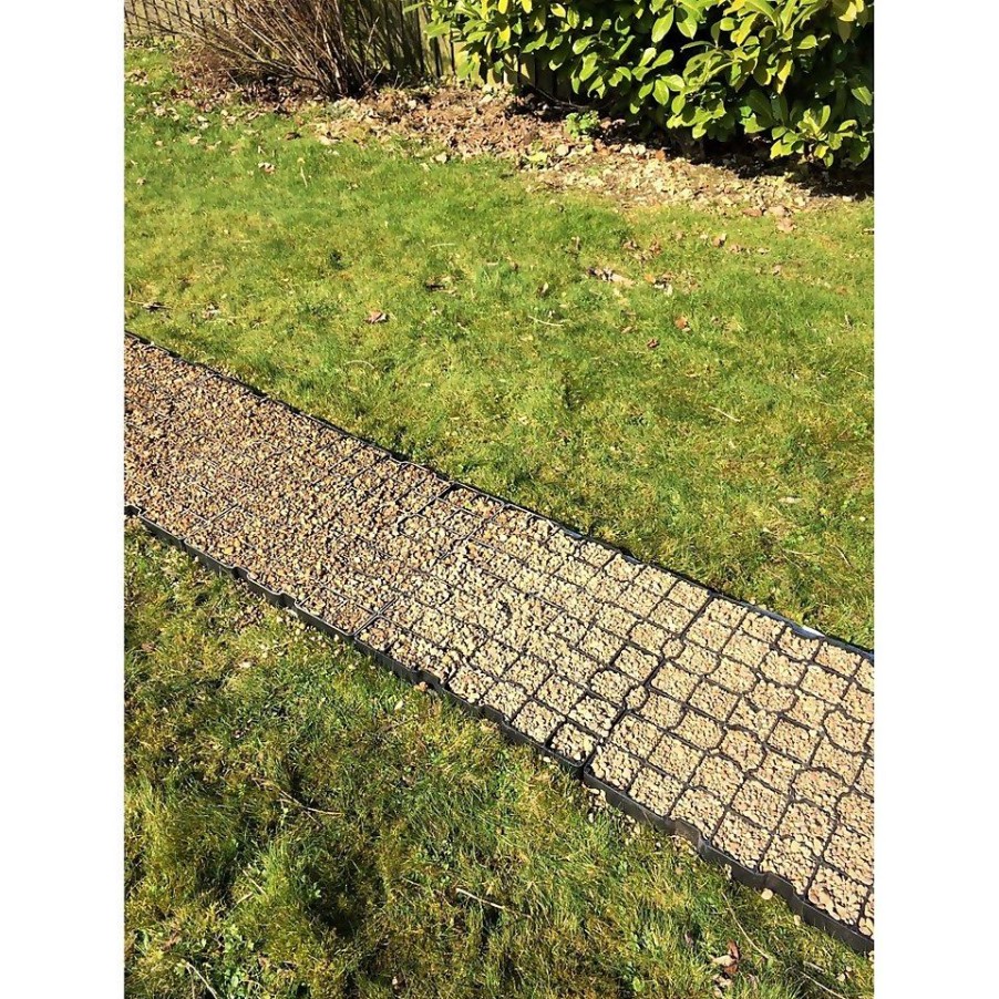 Homebase Paving Stones & Slabs | Ecobase Porous Pavers Paths - 2.5M2 (10 Pack)