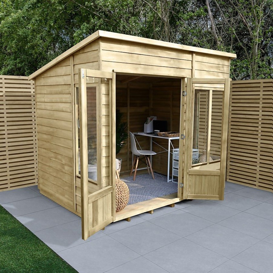 Homebase Garden Buildings | Oakley Overlappent Summerhouse 8X6 (Installed)