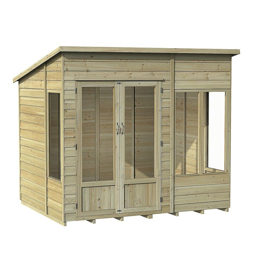 Homebase Garden Buildings | Oakley Overlappent Summerhouse 8X6 (Installed)