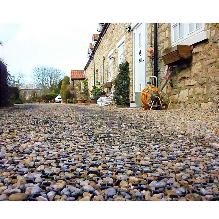 Homebase Paving Stones & Slabs | Ecobase Porous Pavers Drives - 1.5M2 (6 Pack)