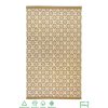 Homebase Rugs | Recycled Cotton Starburst Rug - Ochre - 100X150Cm