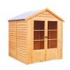 Homebase Garden Buildings | Shire 6 X 6Ft Oatland Double Door Summerhouse - Including Installation