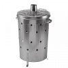 Homebase Garden Hand Tools | Garden Galvanised Steel Incinerator / Fire Bin With Lid - 85L