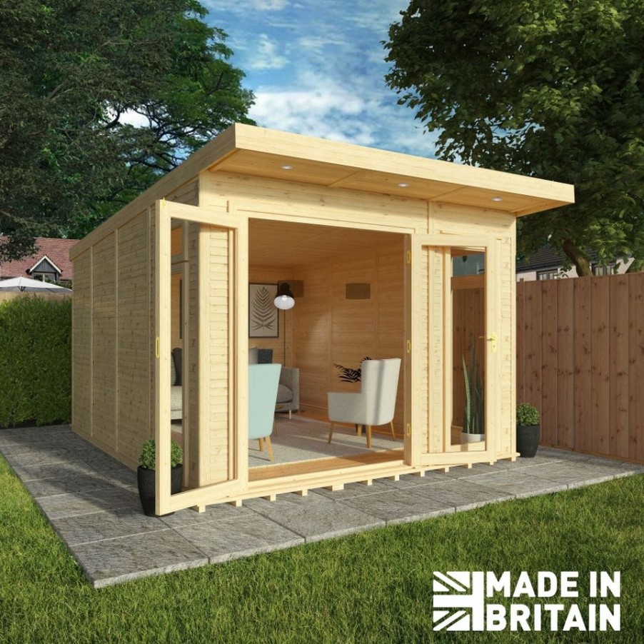 Homebase Garden Buildings | Mercia Insulated Garden Room 3 X 4M - Installed