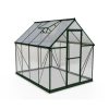 Homebase Greenhouses | Palram Canopia Hybrid 6 X 8Ft Green Greenhouse